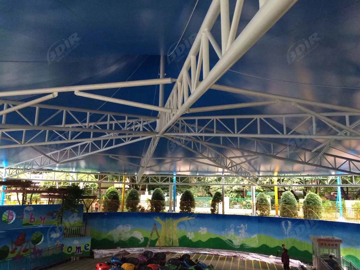 Children's Park Tensile Roof Structure, Playground Canopy - Guangzhou, China