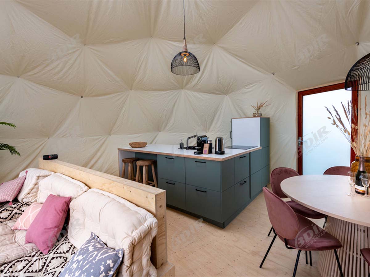 Tente Double Dôme Connectée Et Hébergement Glamping Éco-Confortable - Pays-Bas