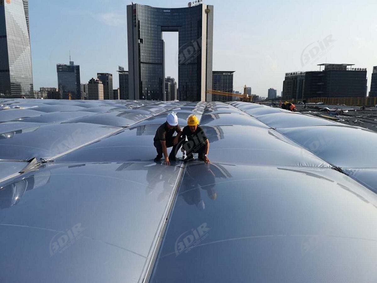 ศูนย์ราชการตงกวน ETFE โครงสร้างเมมเบรนหมอนลม