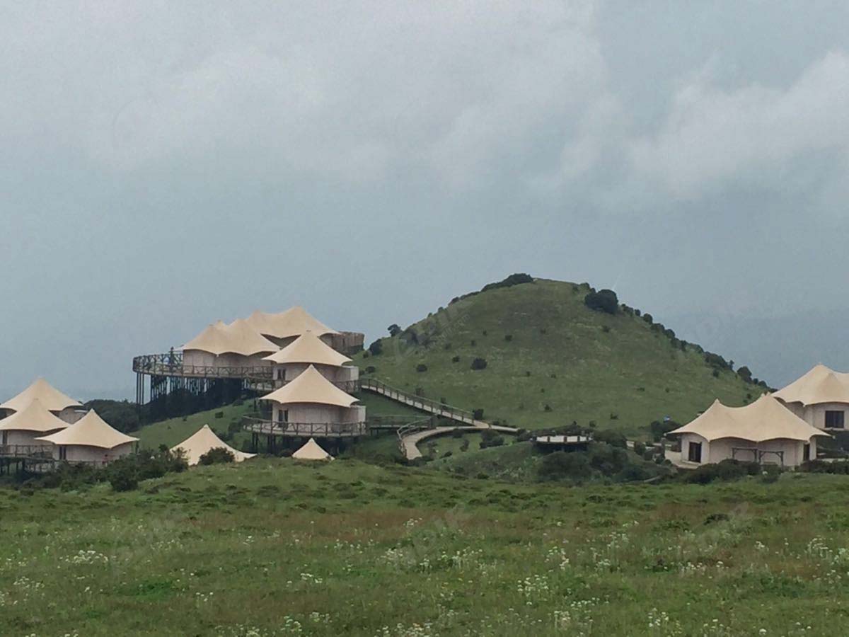 Umweltfreundliches Zelthaus für Nachhaltige Erholungsortunterkunft der Prärie - Guizhou, China