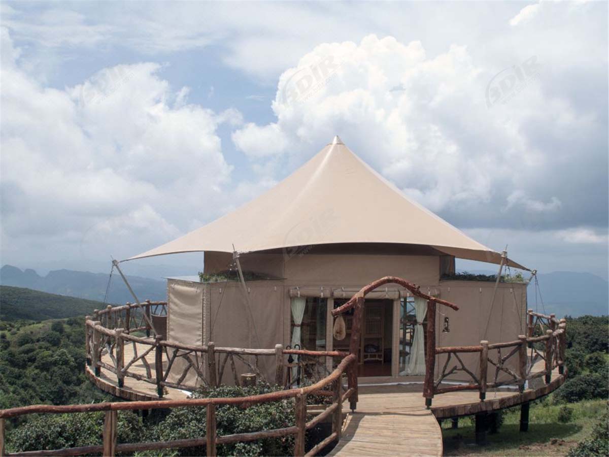 Экологичный дом палаток для прерий устойчивого проживания курорта - Гуйчжоу, Китай