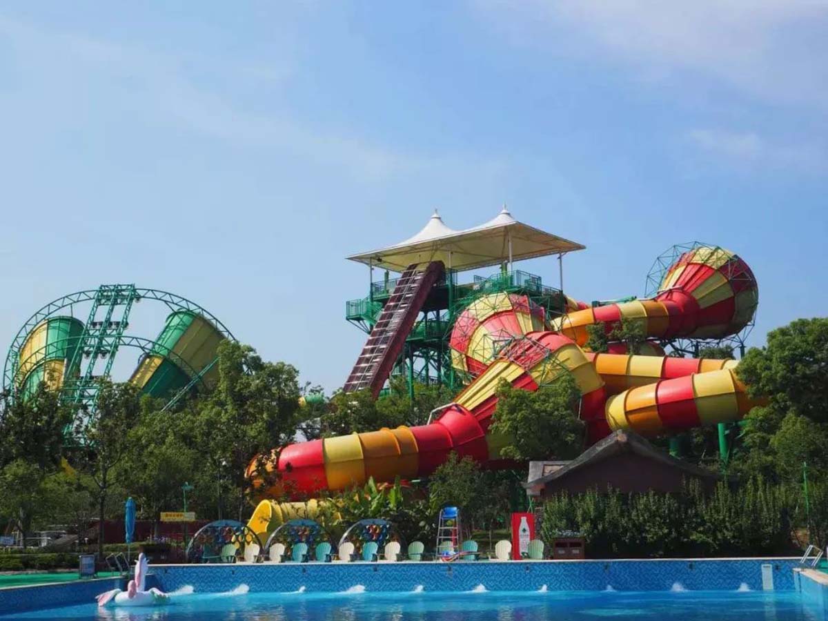 Zugstruktur Aus PVDF-Gewebe für Aquaparks im Freien - Ganzhou, China