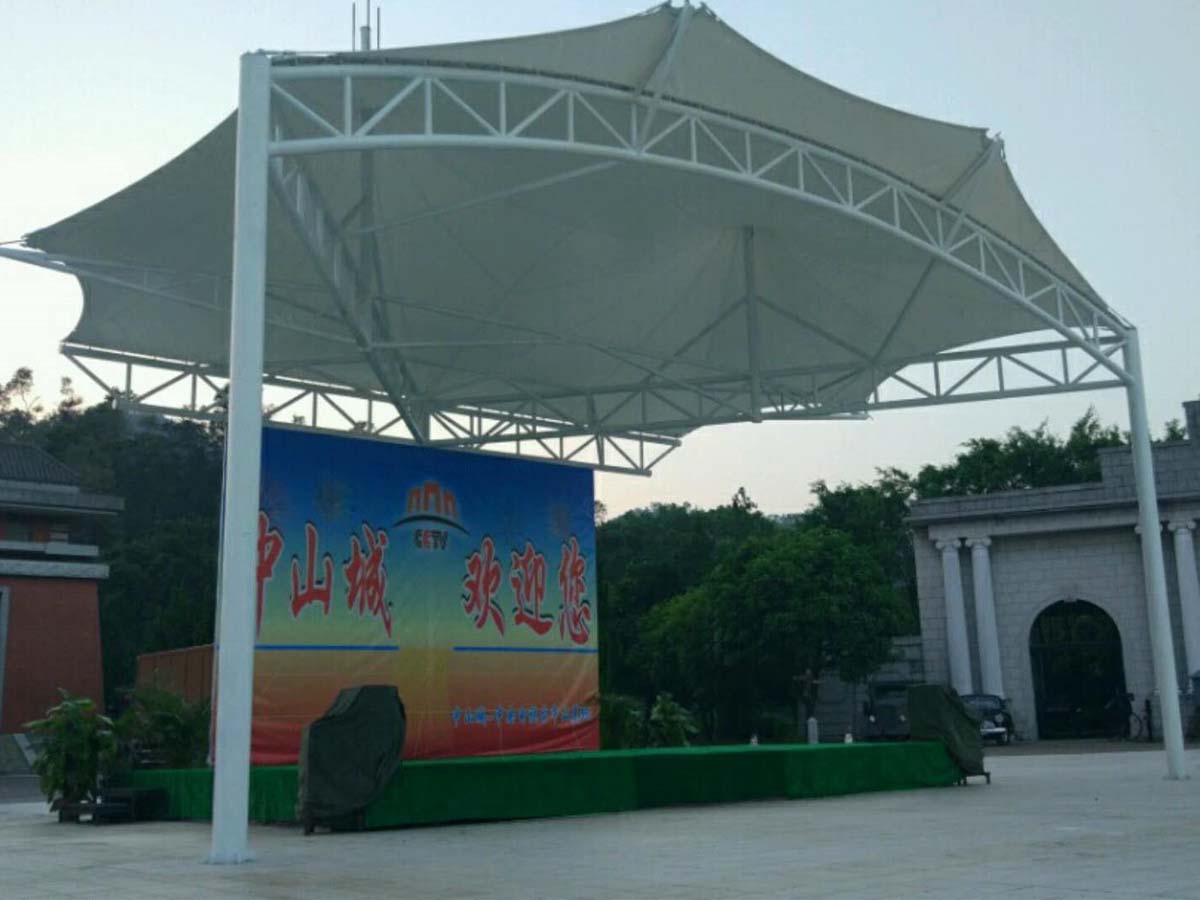 Ciudad de Estudio de Cine Tensile Shade Structure - Zhongshan, China