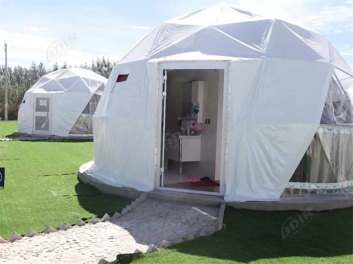 Geodesic Dome Tent Hotel, Eco Domes Lodges for The Prairie Camping Site