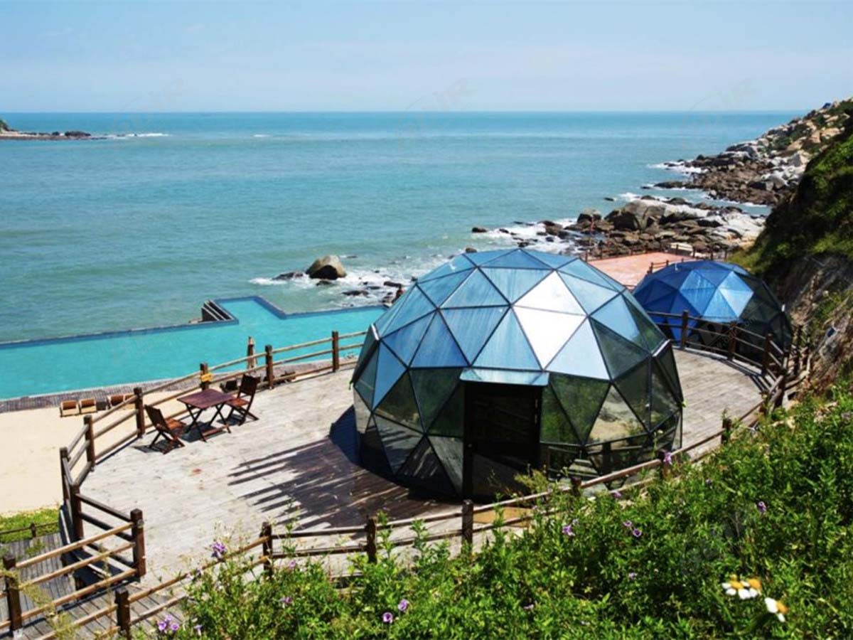 Glass Dome & Rumah Igloo Untuk Resor Glamping Pulau Terpencil - Zhangzhou