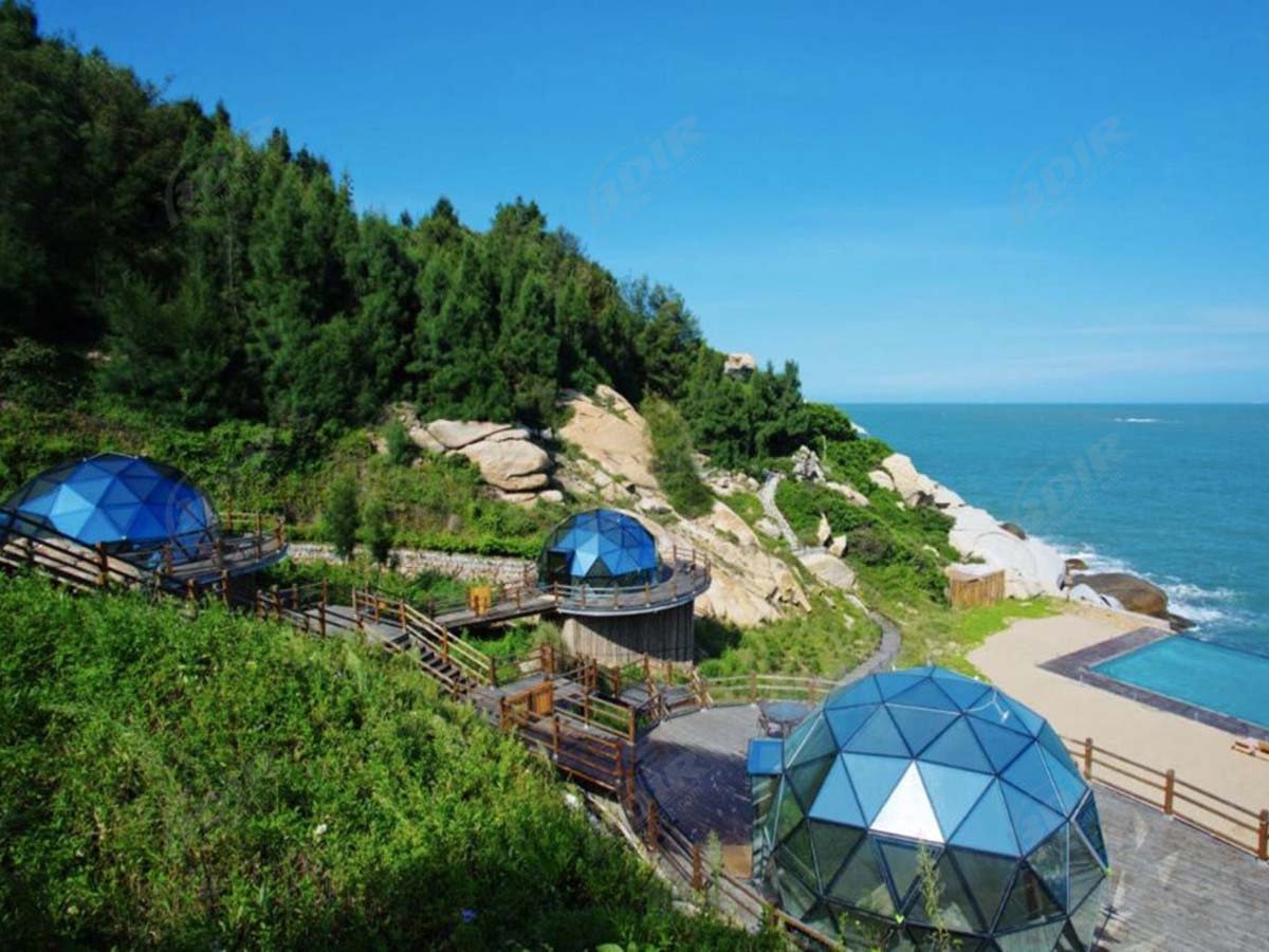 Glaskuppel & Iglu Haus für Abgelegene Insel Glamping Resort - Zhangzhou