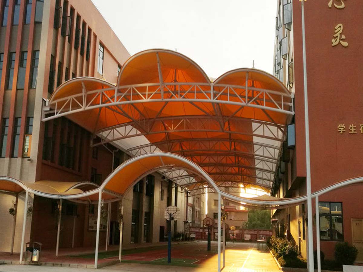 Chine Structure en Tissu Tendu D'École de Collège de Huang Gang pour les Passerelles - Guangzhou, Chine fournisseur Structure en Tissu Tendu D'École de Collège de Huang Gang pour les Passerelles - Guangzhou, Chine
