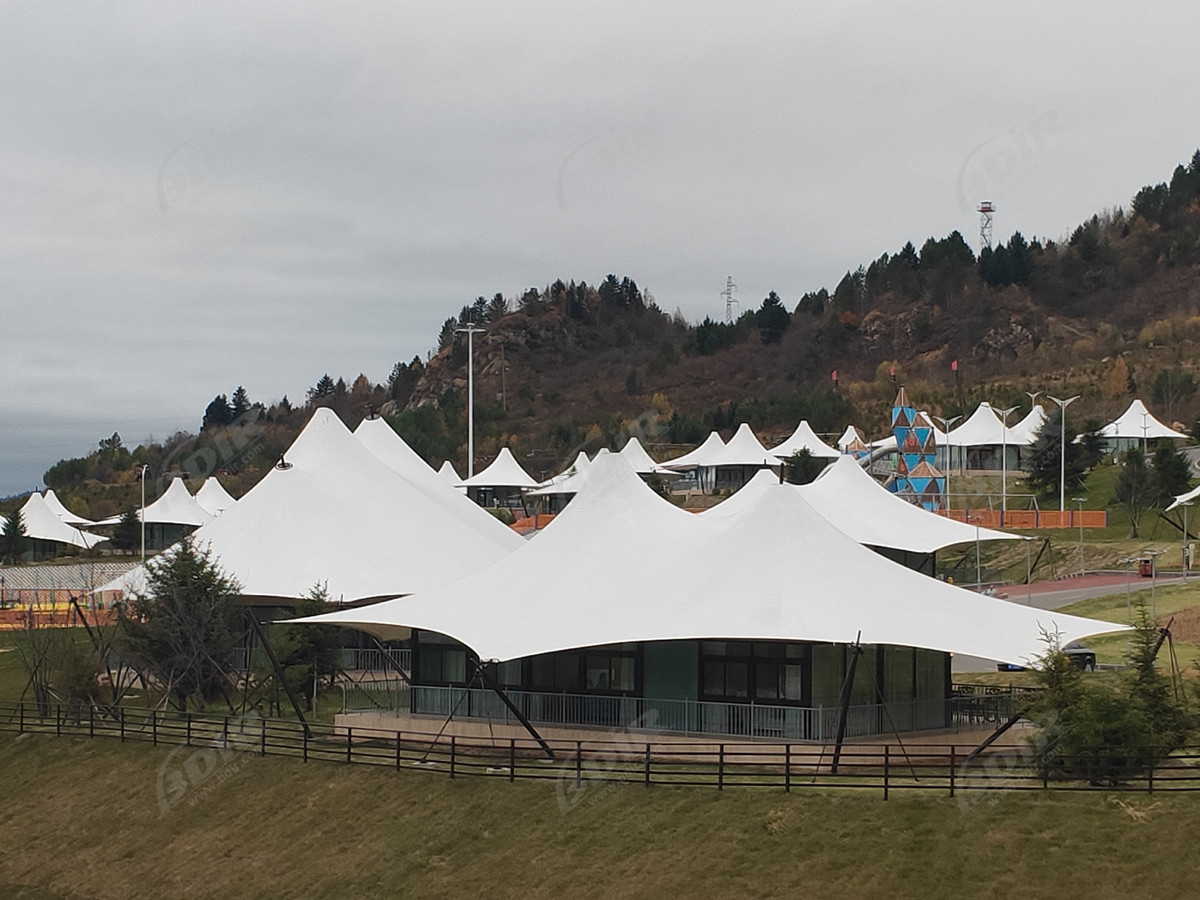 Tentes de Camping de Maisons Minuscules D"Arrière-Cour de Luxe et Hébergement en Lodge Écologique - Yichun, Chine