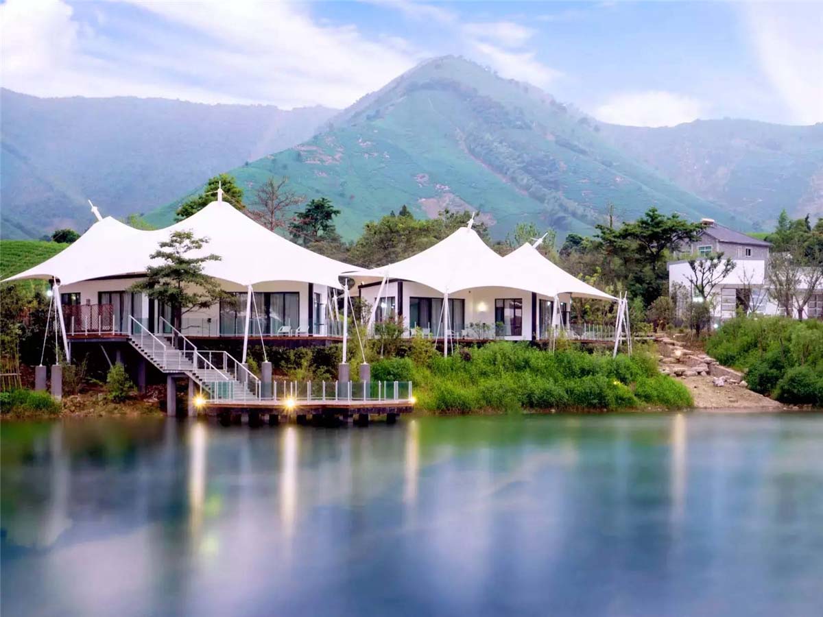 Hotel Tenten | Luxe Tenthotel | Resort Tenten | Luxe Ecotoevlucht - Anji, China