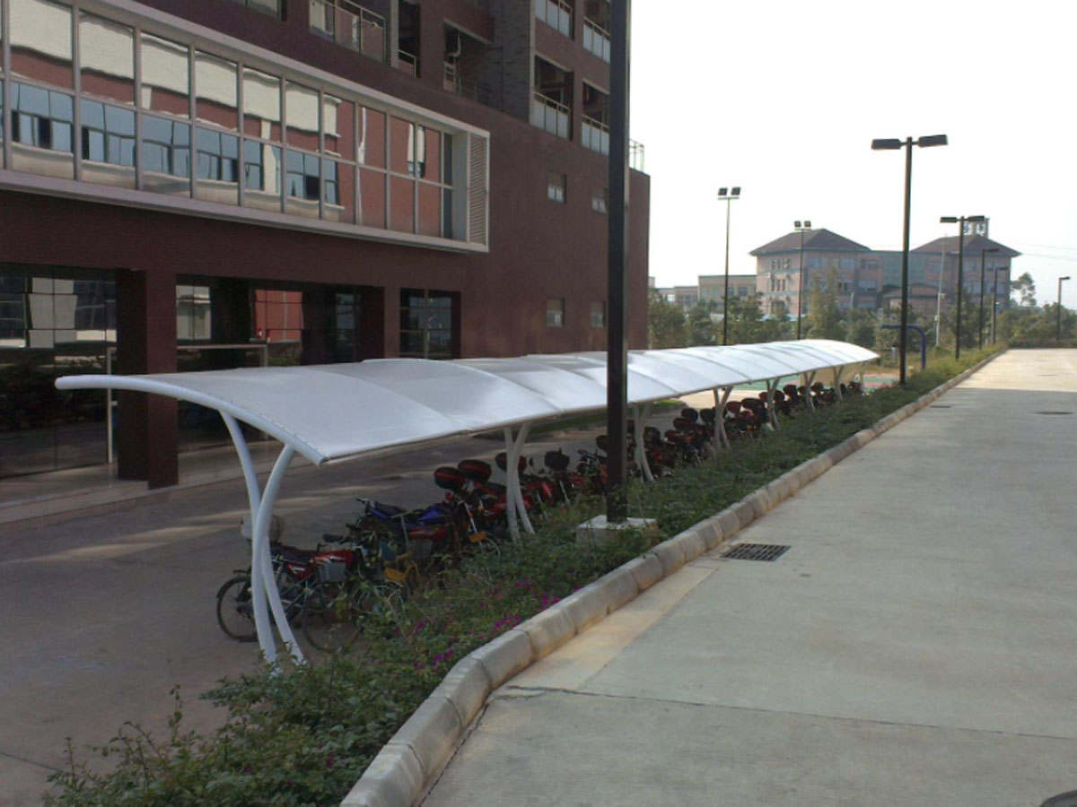 Cobertizo de Estacionamiento de Estructura de Membrana En Un Parque Industrial - Guangzhou, China