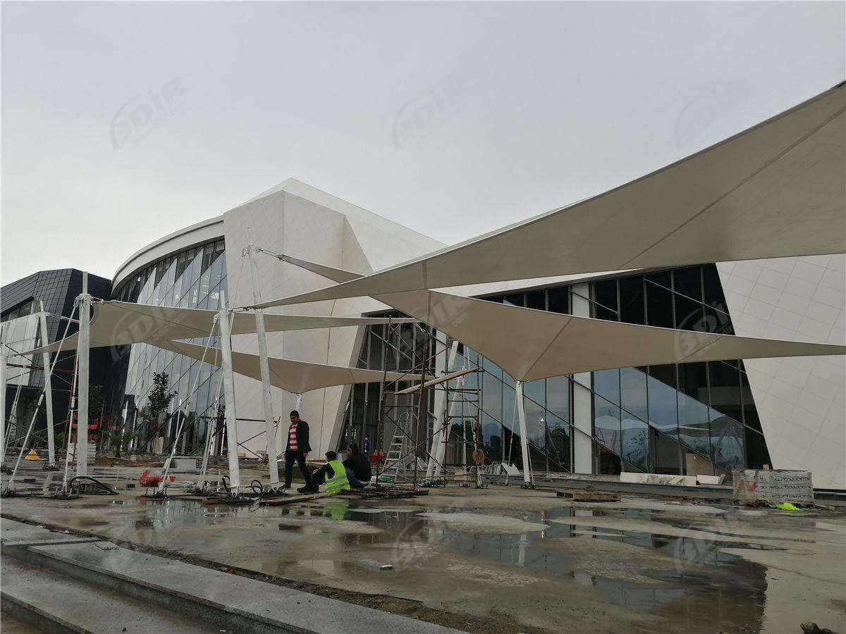 Bâtiment de Service Municipal Structure de Paysage Tendu-Azerbaïdjan
