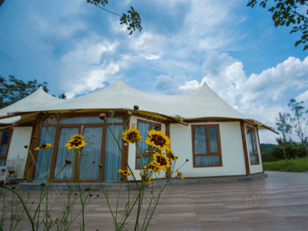 Geodezik Kubbe Kabinli RV Kamp Yeri & Eko Çadır Yapısı Villaları - Guangxi
