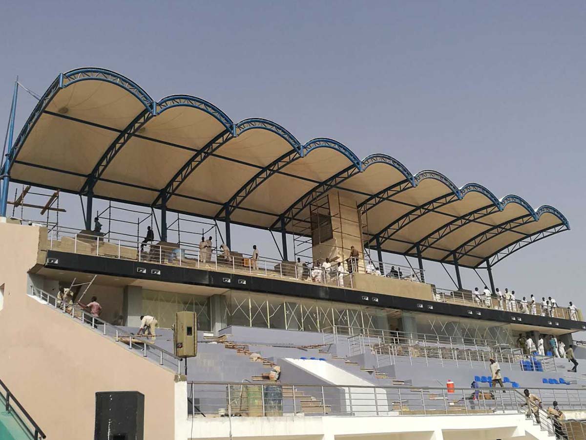 Растяжимая конструкция навеса стадиона - Хартум, Судан