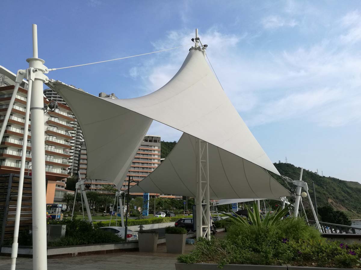 Sunliao Bay Recreation & Landscape Plaza Seaside Tensile Structure - Huizhou, China