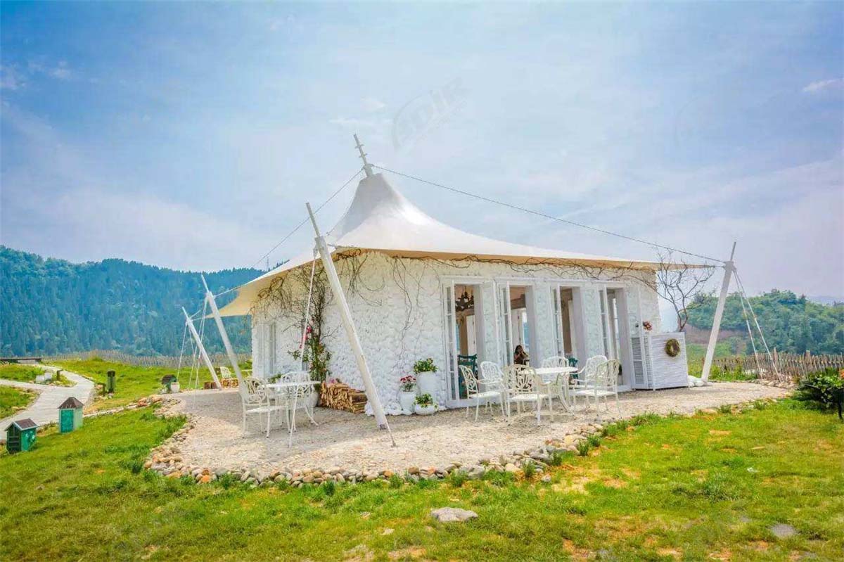 Hotel di Lusso Sostenibile con Tenda a Cupola di Lusso per Resort sul Lago Qiandao
