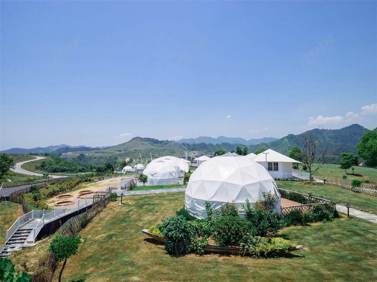 Nachhaltiges, Wildes Luxus-Kuppelzelthotel für das Qiandao Lake Resort