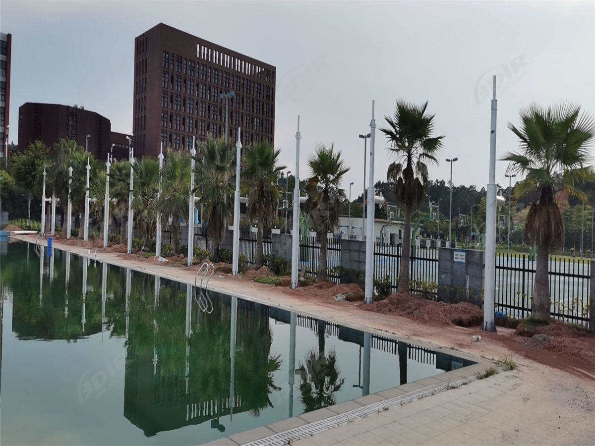 حمام سباحة ممر نسيج قابل للتمدد هيكل ومظلة مخصصة - فوشان ، الصين