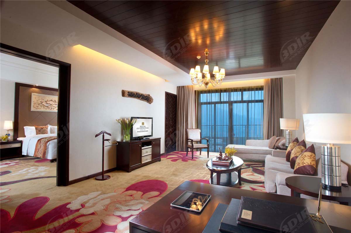 Estructuras de Techo de Membrana de PVDF Extensible Carpa Hotel Resort - Guizhou, China