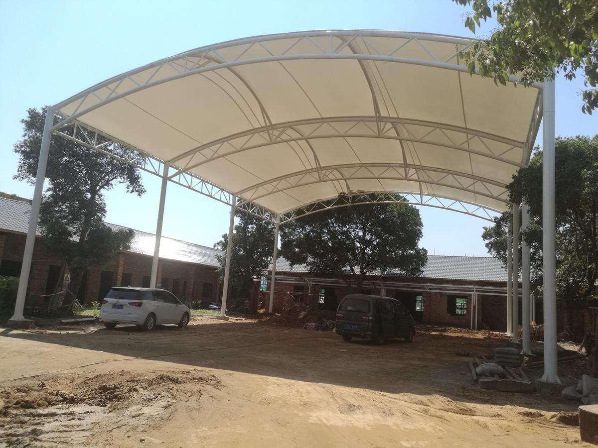 Tensile Structure Of Basketball Court And Corridor-Nanxiong, Shaoguan, Guangdong