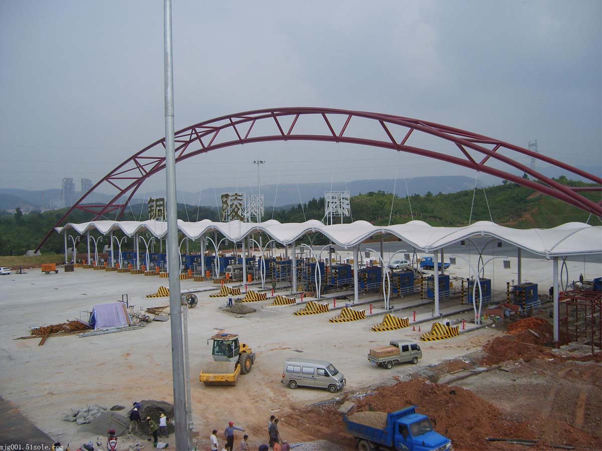 Structures de Traction pour Autoroutes à Péage sur Autoroute & Entrée du Poste de Péage - Tongling, Chine