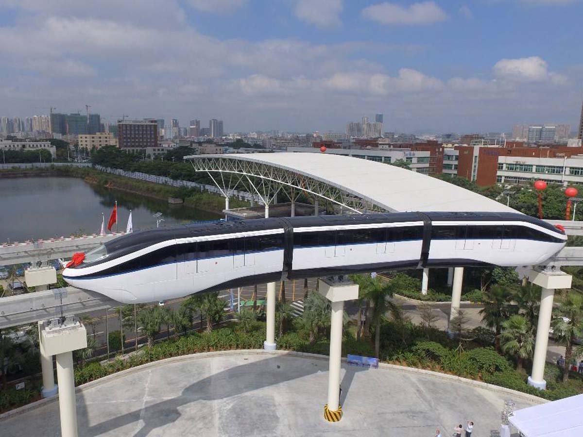 Structure en Tissu Tendu pour La Station de Train Léger Sur Rail du Groupe BYD - Shenzhen, Chine