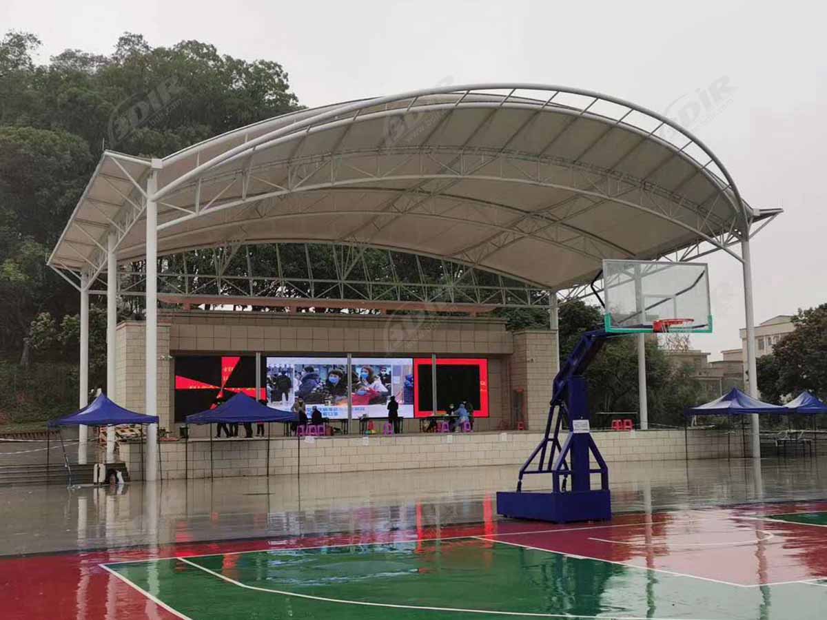 China De Constructie Van de Spanningsstructuur van de Concertpodiumvoorstelling In Hualong Park, Guangzhou, China leverancier De Constructie Van de Spanningsstructuur van de Concertpodiumvoorstelling In Hualong Park, Guangzhou, China