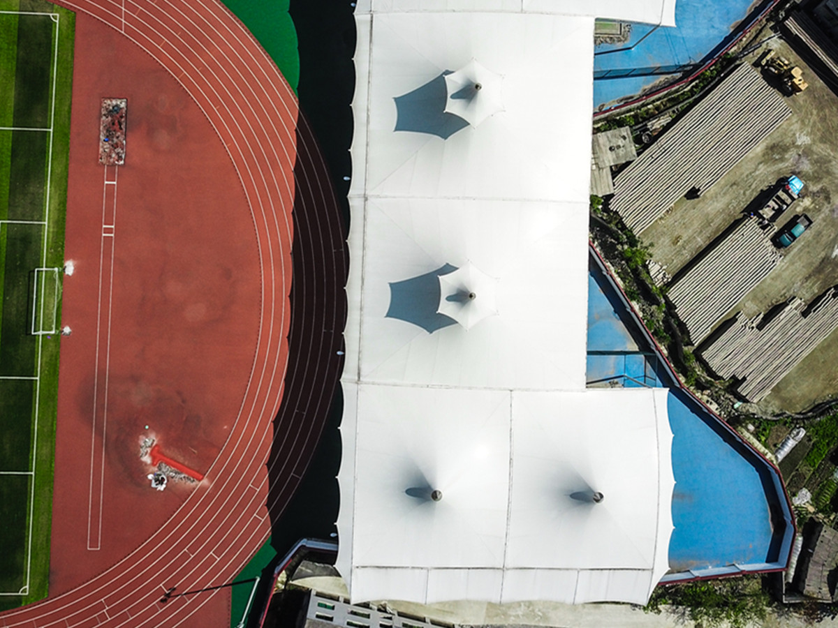 Beste UV-Widerstand Stadion Gebäude PVDF Dachkonstruktion - Guizhou, China