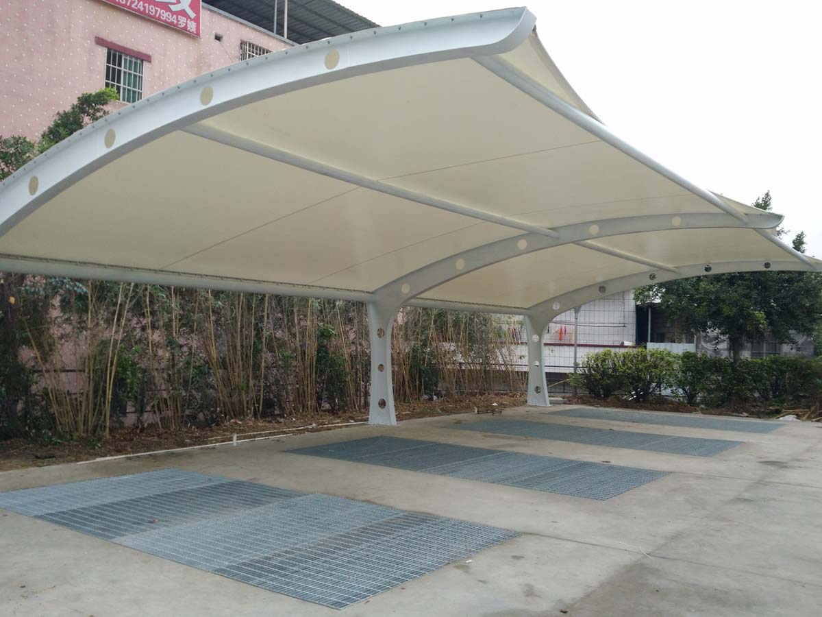 Car Parking Shades for New Splendid Restaurant & Hotel - Guangzhou, China