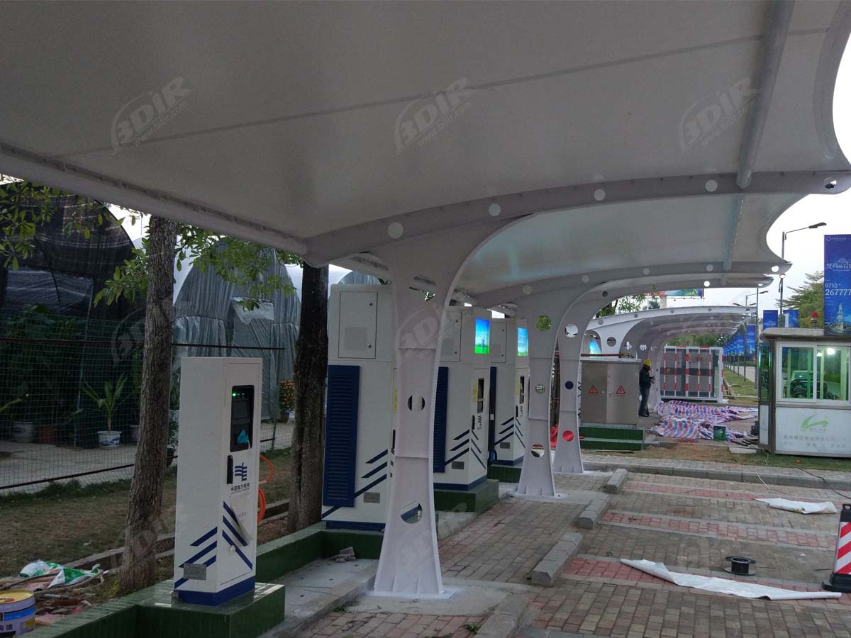 Parkplatz Zugstruktur für Aoyuan New Energy Fahrzeuge Ladestation - Huizhou, China