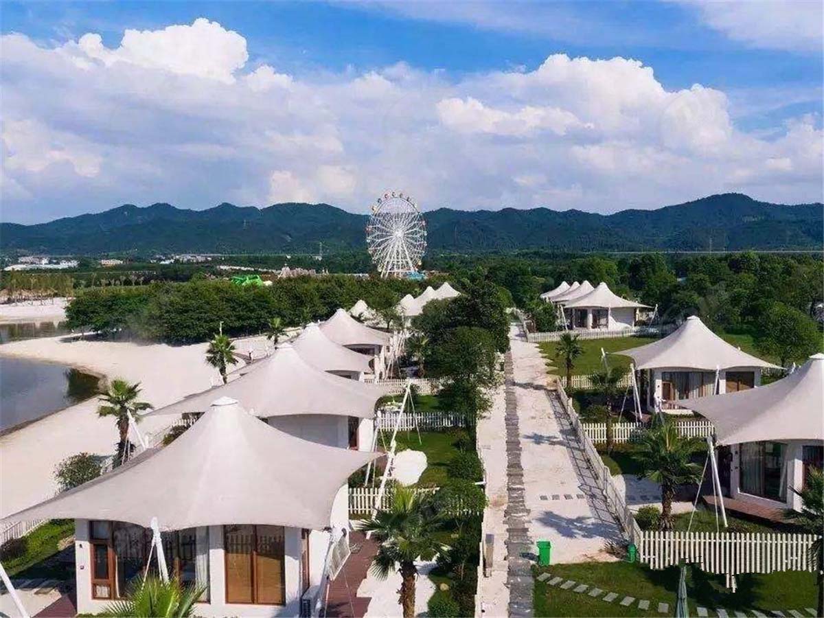 Hôtel de Tente de Glamping Respectueux de L'Environnement | Petites Maisons de Luxe pour les Campings