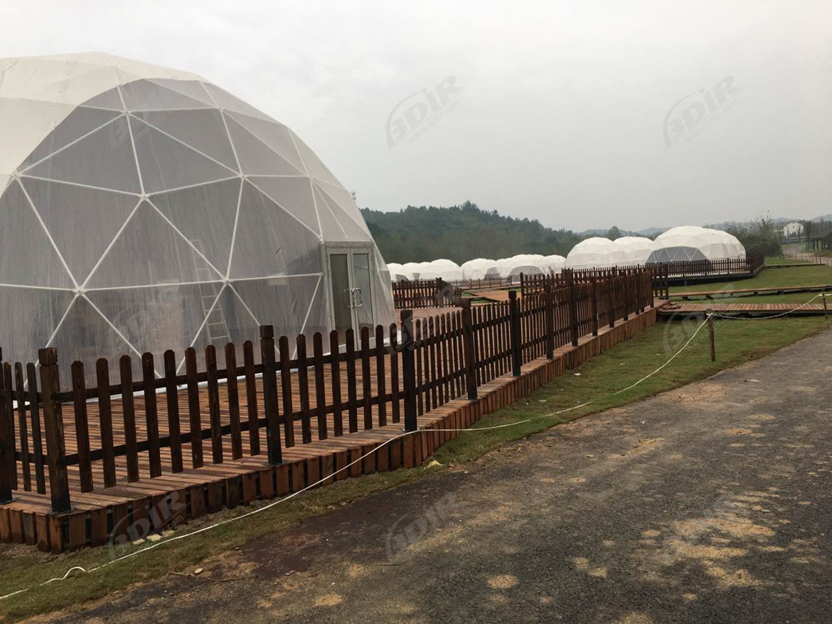 Dış Kubbe Şeklindeki Binalar | Kamp Balon Çadırı - Hunan, Çin