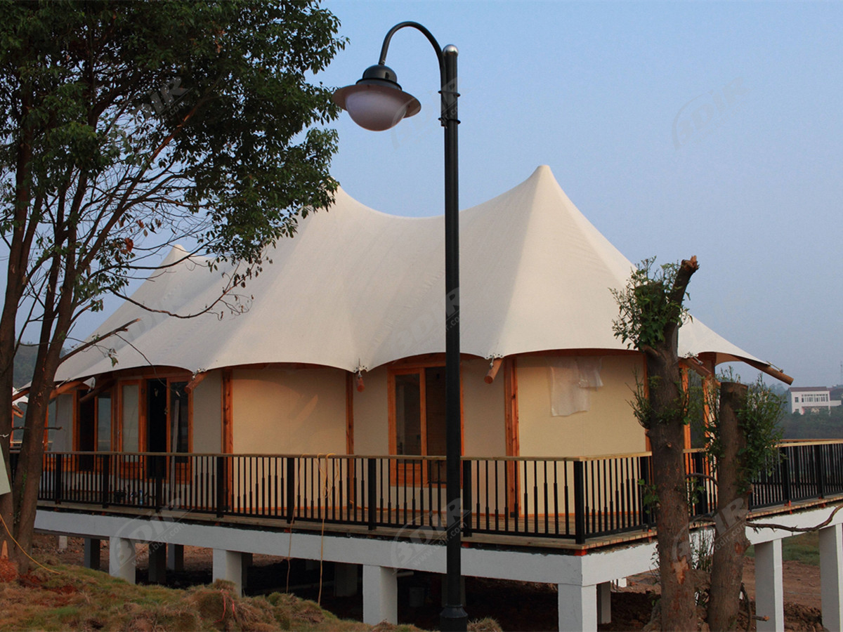 High-End Customized Eco Retreat Room | Luxury Permanent RV Tents - Hubei, China