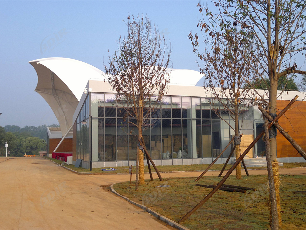Ruang Retret Ramah Lingkungan Yang Disesuaikan Kelas Atas | Tenda RV Permanen Mewah - Hubei, China