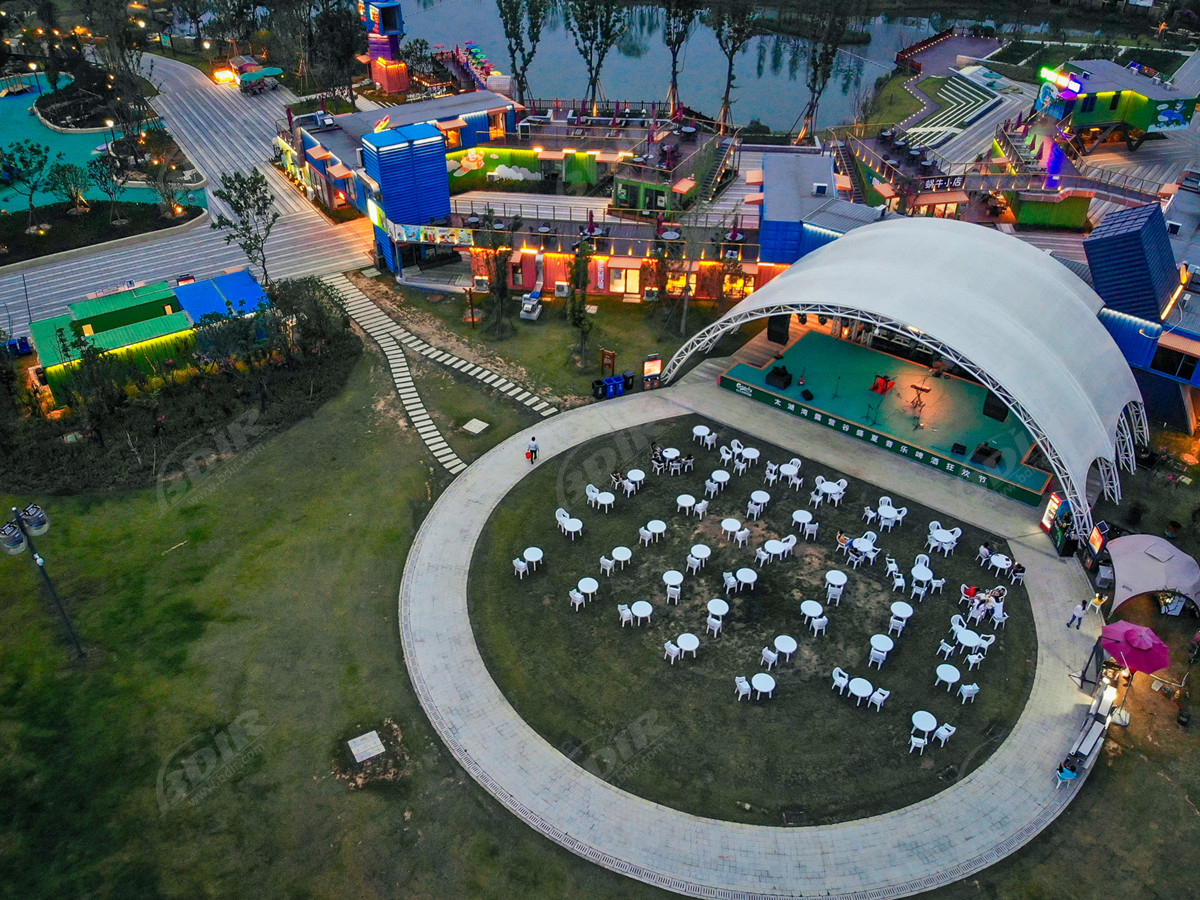 Kabin Desain Teluk Desa Terbaru | Tenda Rumah Pondok Kanvas Eko - Jiangsu, Cina