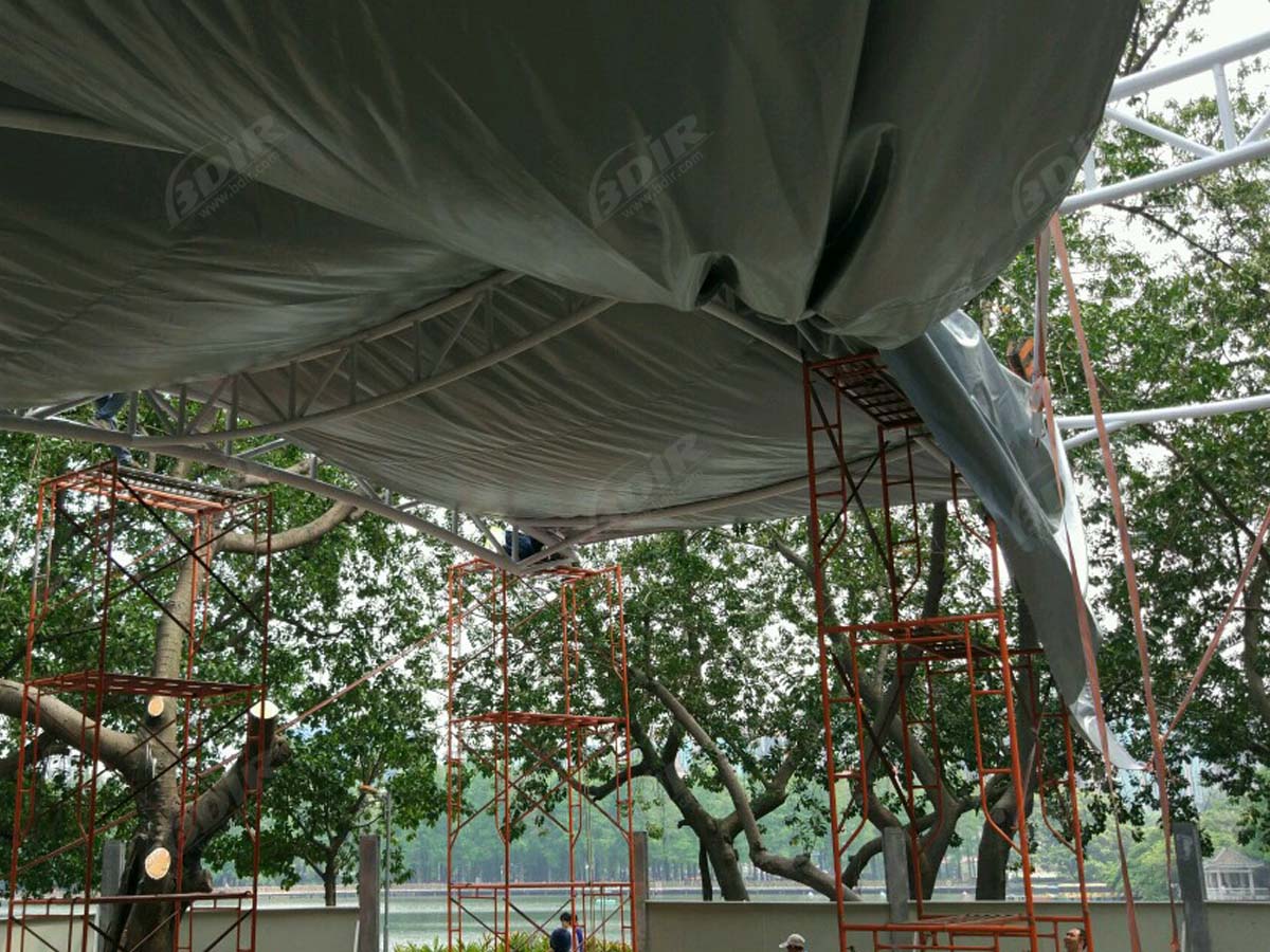 Liuhua Lake Park & Recreation Tensile Canopy Structure - Guangzhou, China