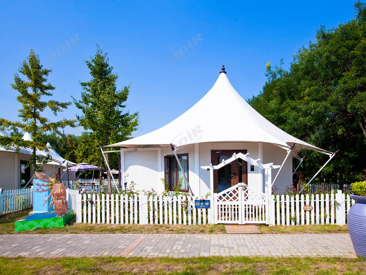 Akomodasi Tenda Kanvas Mewah & Amp; Pondok Glamping Ramah Lingkungan - Beijing, Cina