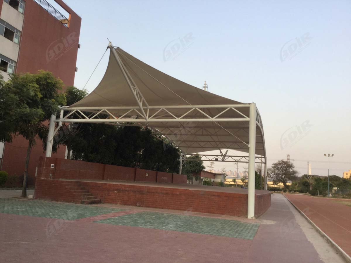 Zuschauertribünen Fabric Tensile Structure - Longyan Liandong Mittelschule