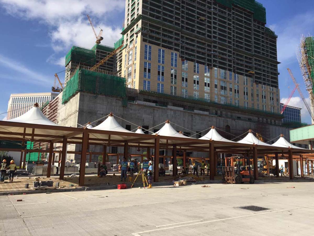 Tensile Car Parking Structure for Haodu Parking Lots - Macao, China