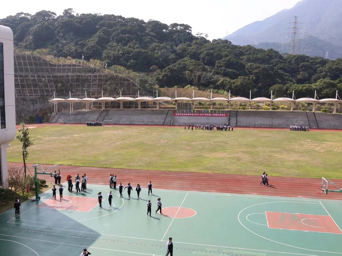 Treksterkte Tribunes Structuur voor Shenzhen Yantian Senior Middle School, China