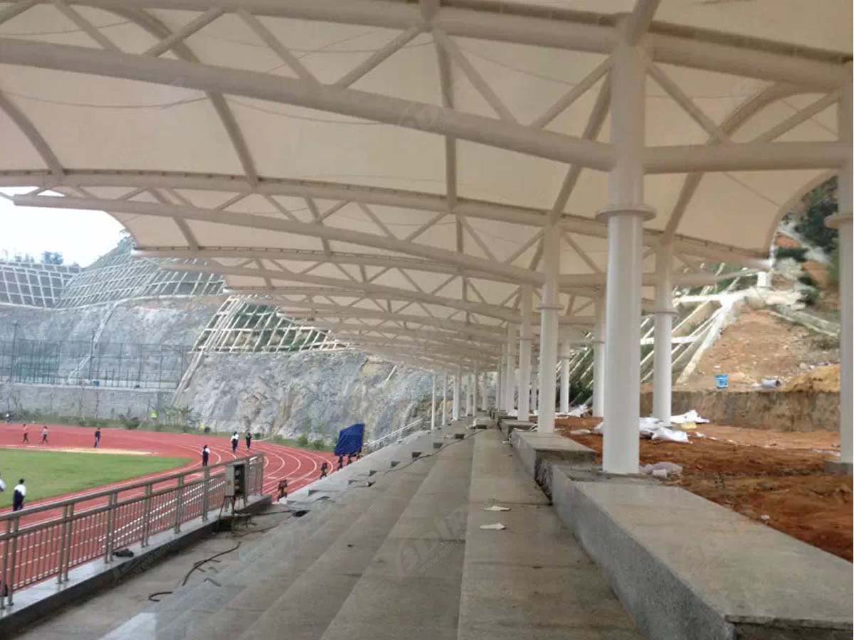 Tensile Grandstands Structure for Shenzhen Yantian Senior Middle School, China