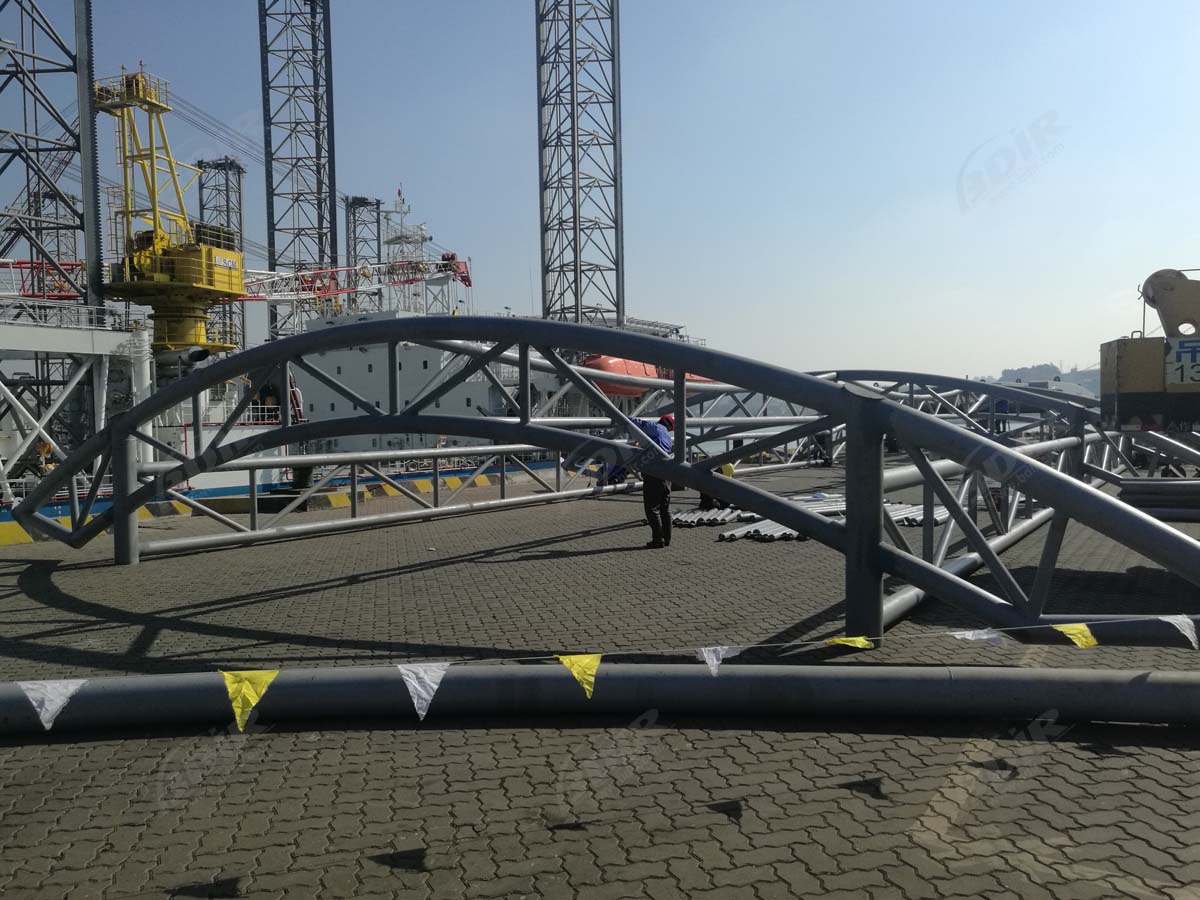 Treksterkte Structuur voor Veerboot Terminal Loopbrug - Xiamen, China
