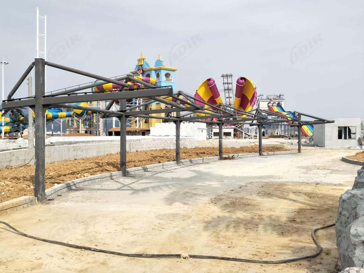 Tensile Fabric Structure for Outdoor Water Parks - Ningbo, China