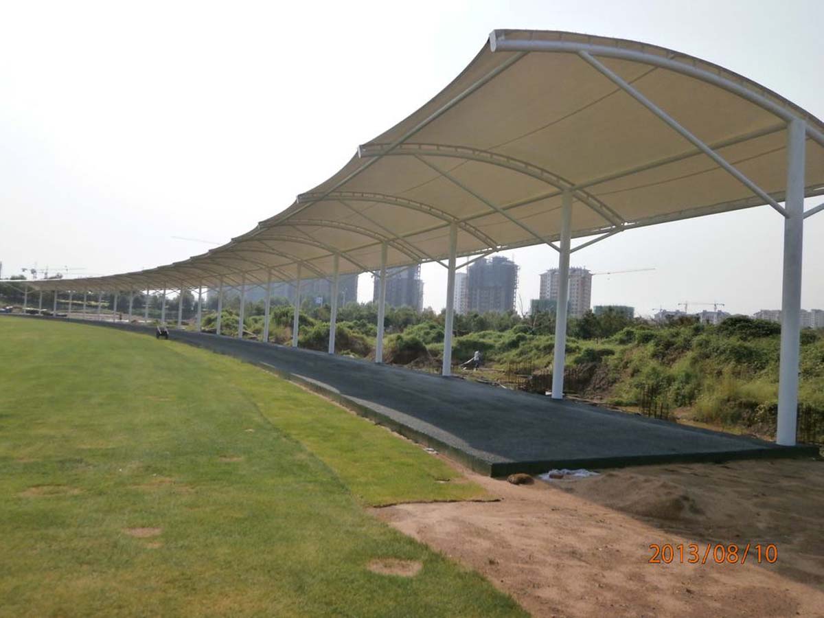 China Tensile Roof Structure for Golf Driving Range & Golf Course - Haikou, China supplier Tensile Roof Structure for Golf Driving Range & Golf Course - Haikou, China