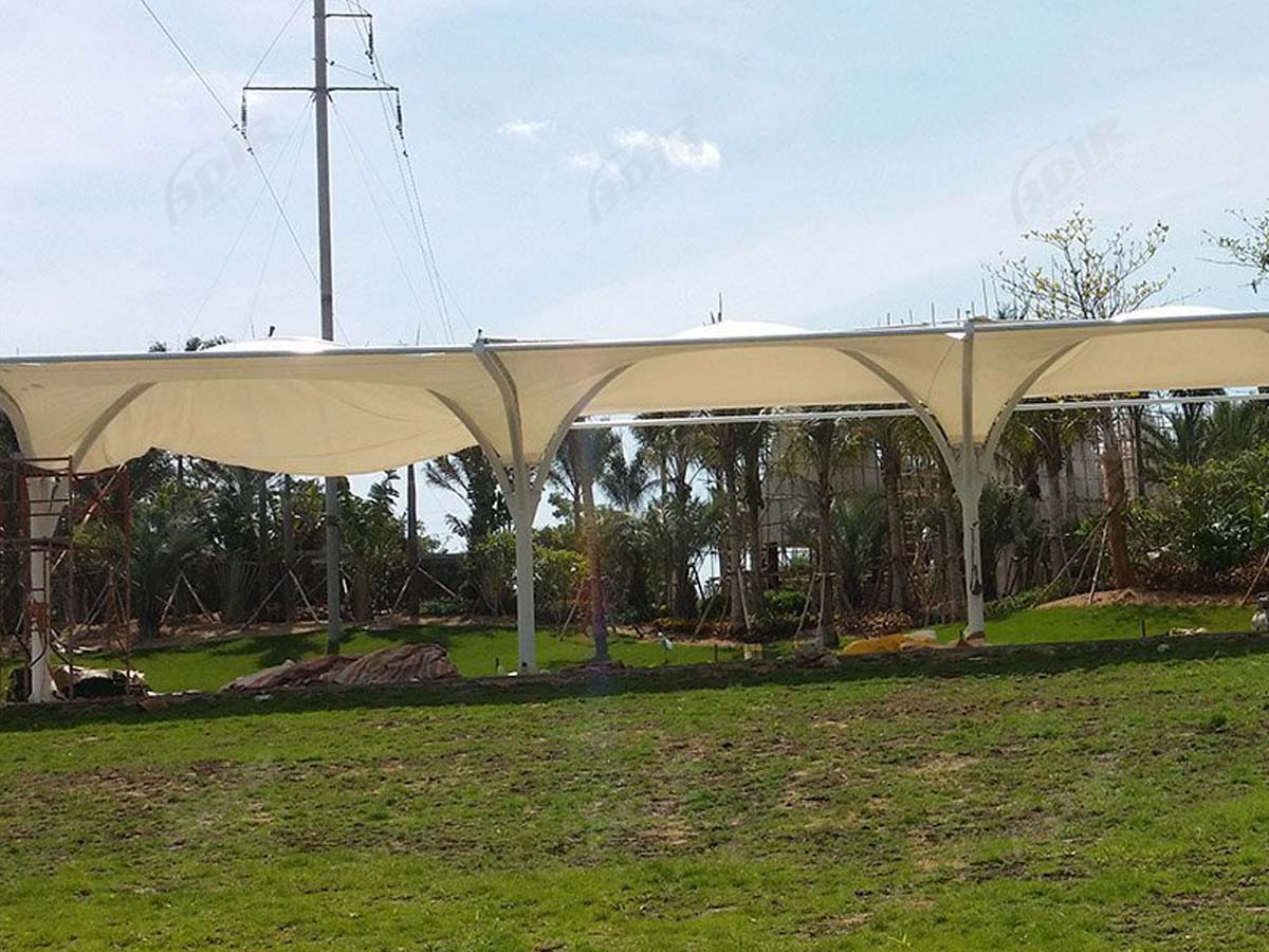 Tensile Roof Structure for Golf Driving Range & Golf Course - Haikou, China