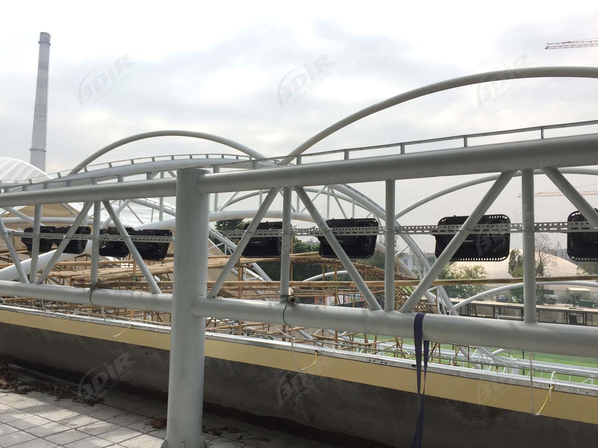 Zugdach-Struktur für Swimmingpool-Farbton - Guangzhou, China