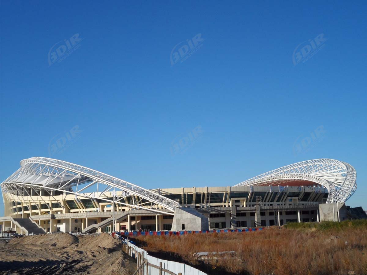 Tensostruttura per Palestra e Stadio di Calcio - Centro Sportivo di Nanchang
