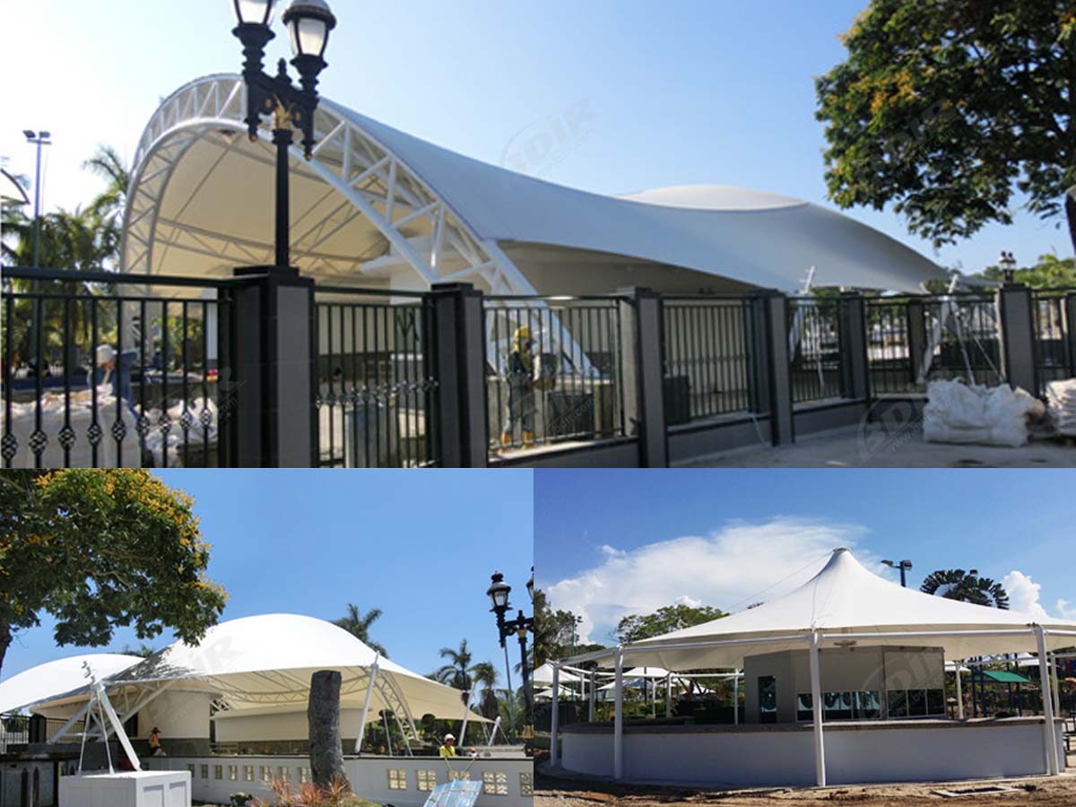 PTFE Membrane Tensile Structure for Parks and Playgrounds - Bandar Seri Begawan , Brunei