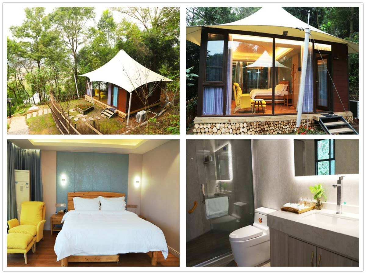 Tent Structure | Tented Cottage | Tents Lodges - Chengdu, China