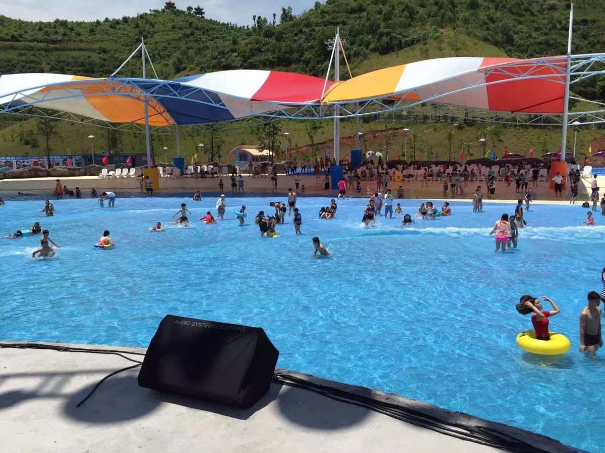 Xihe Bay-Wasserpark-Zugdach u. Haupttribünen-Schatten-Struktur - Xingning, China