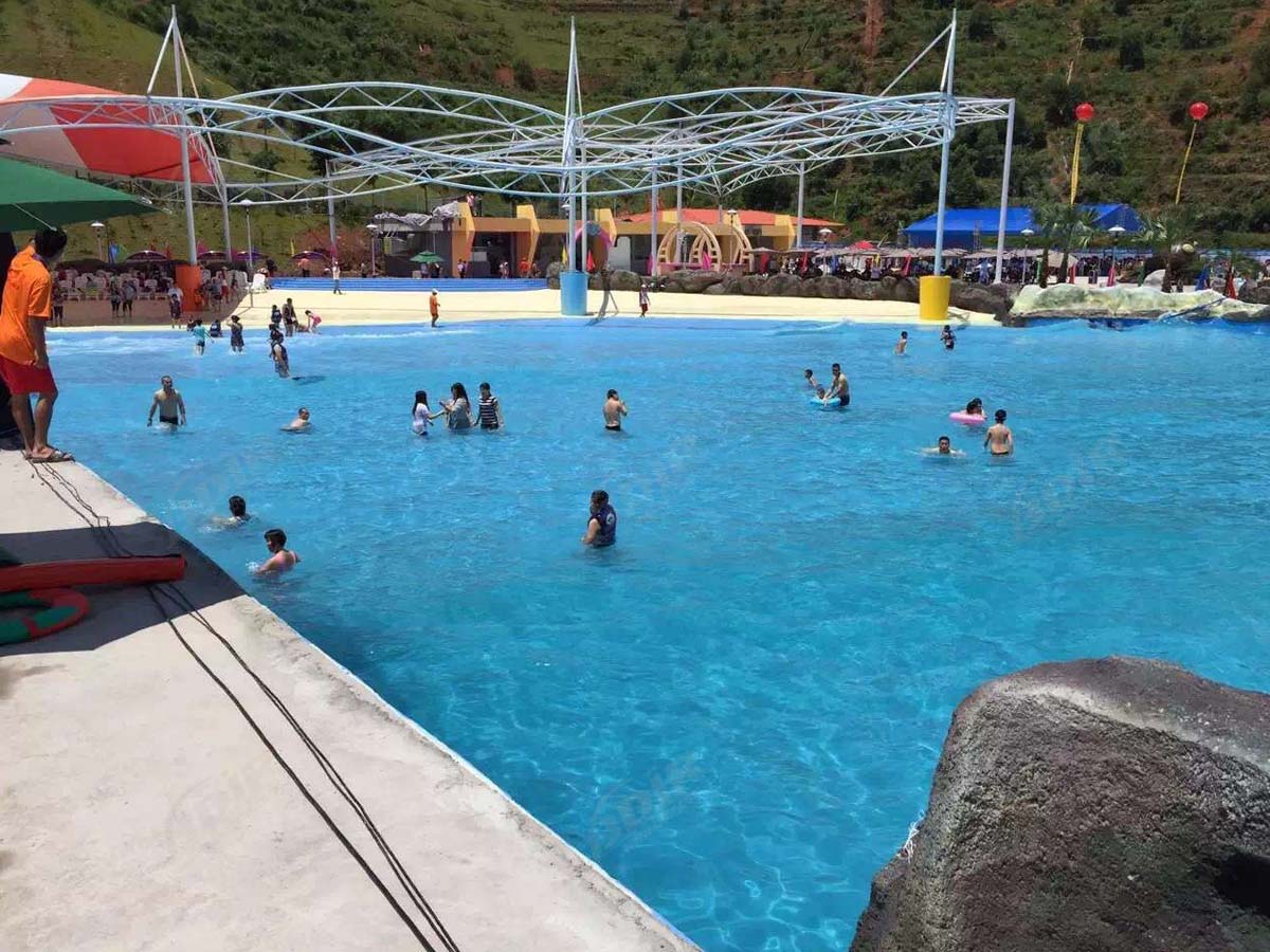 Xihe Bay Water Parks Tensile Roof & Grandstand Shade Structure - Xingning, China